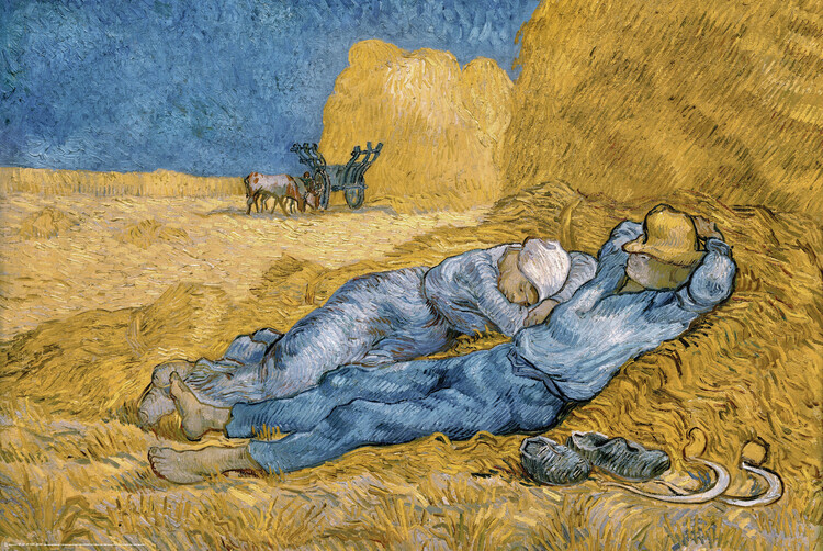 Europosters Plakát, Obraz - Siesta by Vincent van Gogh, 61 × 91.5 cm