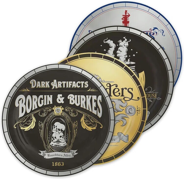 DISTRINEO Talíře Talíře Harry Potter - Diagon Alley, (4x) 21 cm