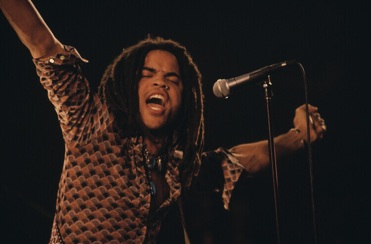 Michel Linssen Fotografie Lenny Kravitz On Stage, Michel Linssen, 40 × 26.7 cm