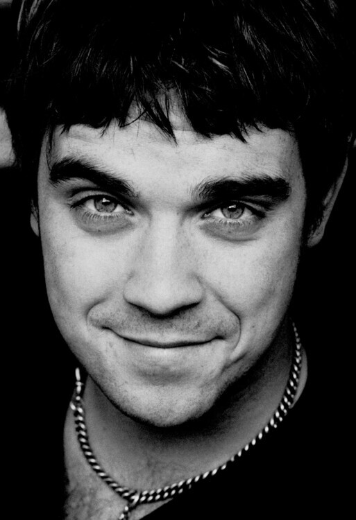 Michel Linssen Fotografie Robbie Williams, Michel Linssen, 26.7 × 40 cm