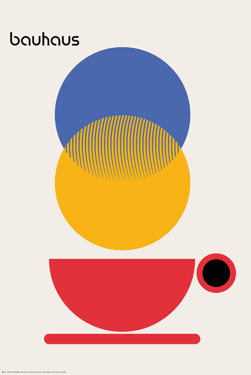 Europosters Plakát, Obraz - Bauhaus Coffee Abstract, 61 × 91.5 cm
