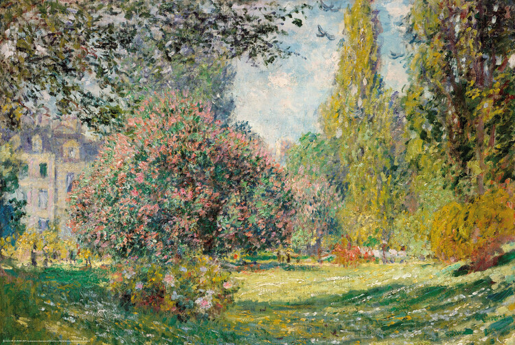 Europosters Plakát, Obraz - Parc Monceau (1876), 61 × 91.5 cm