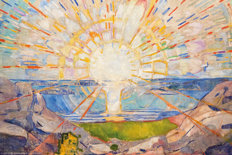 Europosters Plakát, Obraz - The Sun II, 61 × 91.5 cm