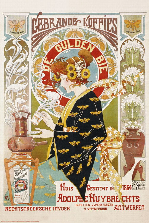 Europosters Plakát, Obraz - Coffee Shop Advert, 61 × 91.5 cm