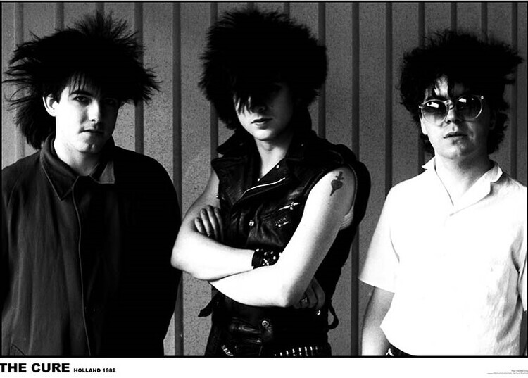ARTIFICIAL POSTERS Plakát, Obraz - The Cure - Holland 1982, 84.1 × 59.4 cm