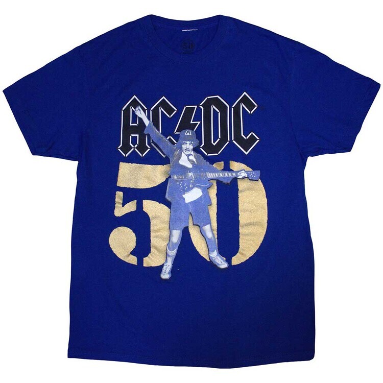 ROCKOFF Tričko AC/DC - Gold Fifty, XL