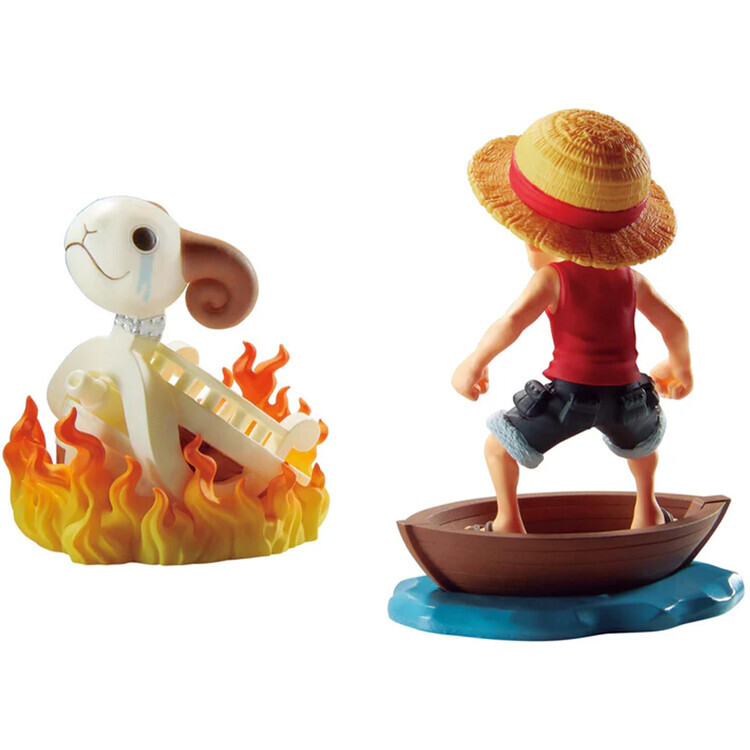 FS Holding Figurka One Piece -  Monkey D. Luffy & Going Merry, 18 cm