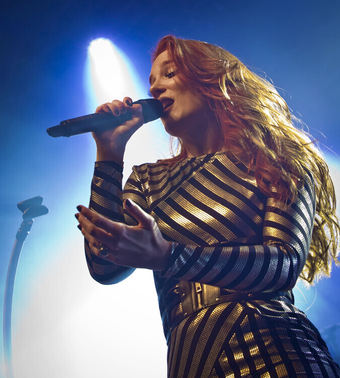 Frank Hoensch Fotografie Powerwolf Perform In Berlin, Frank Hoensch, 36 × 40 cm