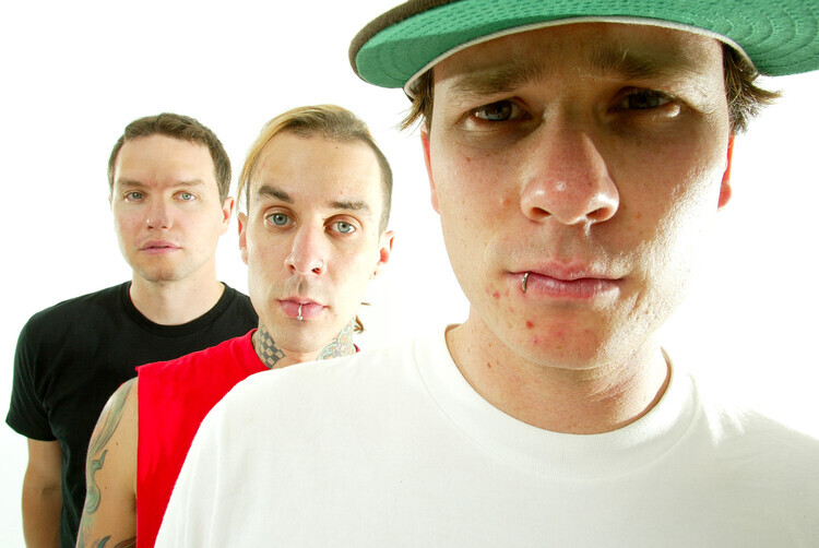 Nigel Crane Fotografie Photo of Travis BARKER and BLINK, Nigel Crane, 40 × 26.7 cm