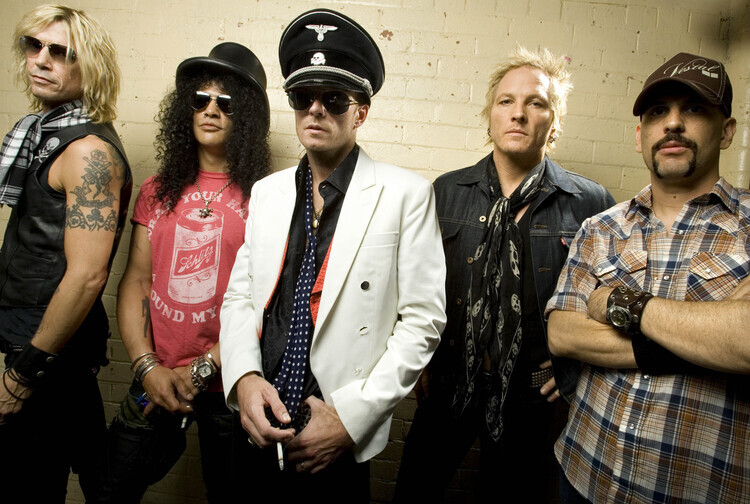 Nigel Crane Fotografie Photo of Duff McKAGAN and Scott, Nigel Crane, 40 × 26.7 cm