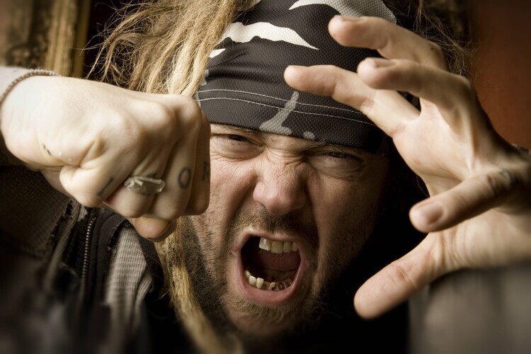 Nigel Crane Fotografie Cavalera Conspiracy Pose For Portraits, Nigel Crane, 40 × 26.7 cm