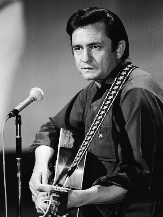 Hulton Archive Fotografie Johnny Cash Plays Guitar On 'Johnny Cash Show', Hulton Archive, 30 × 40 cm