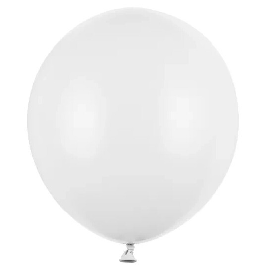 Balónky latexové pastelové bílé 43 cm 25 ks