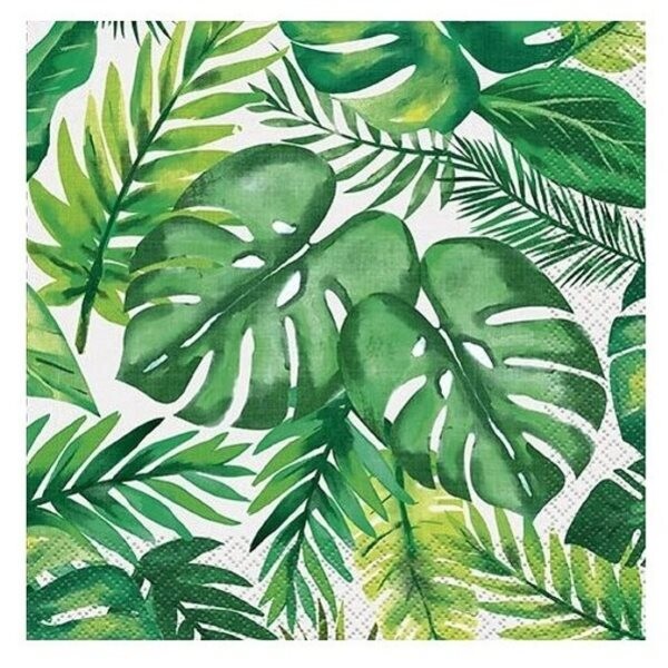 Uborusky papírové Listy zelené 16 ks