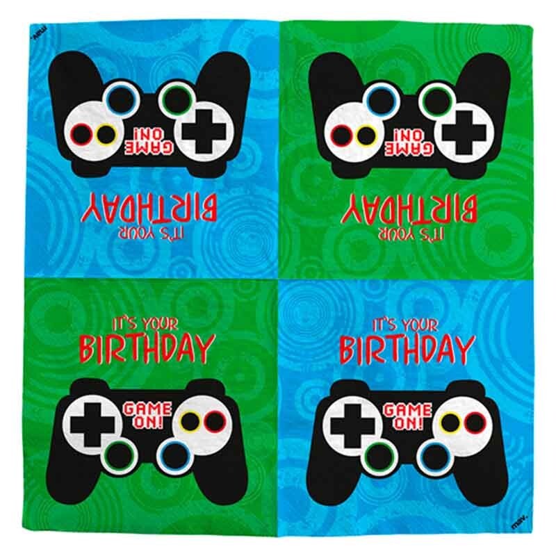 Ubrousky papírové Game Controller 33 x 33 cm 20 ks