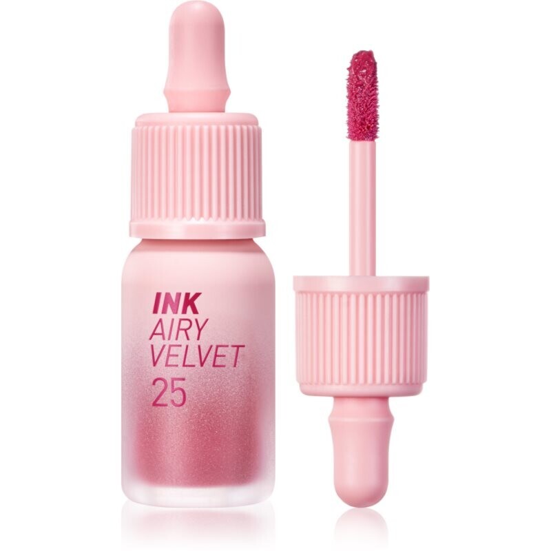 peripera Ink Airy Velvet krémová rtěnka s matným efektem odstín 25 Zazzy Peach 4 g