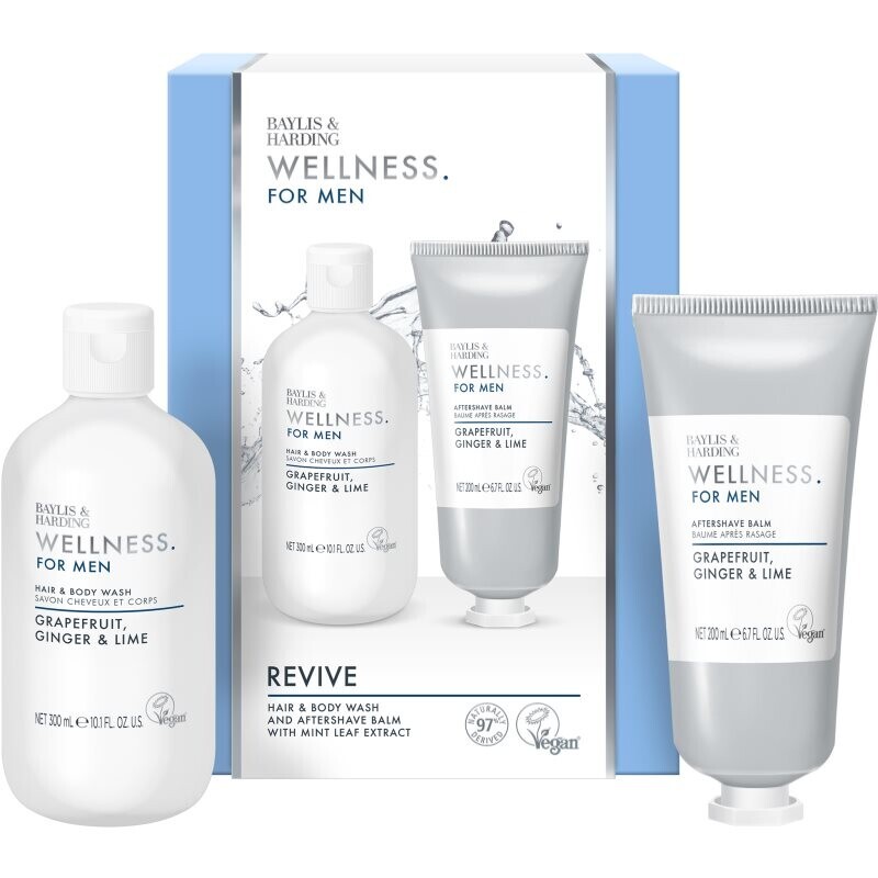 Baylis & Harding Wellness. For Men. Revive dárková sada pro muže vůně Grapefruit, Ginger & Lime