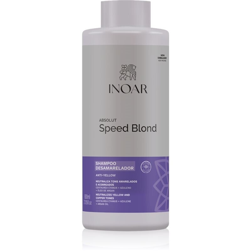 INOAR Absolut Speed Blond šampon pro blond vlasy 800 ml