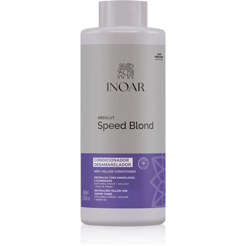 INOAR Absolut Speed Blond Conditioner kondicionér pro blond a melírované vlasy 800 ml
