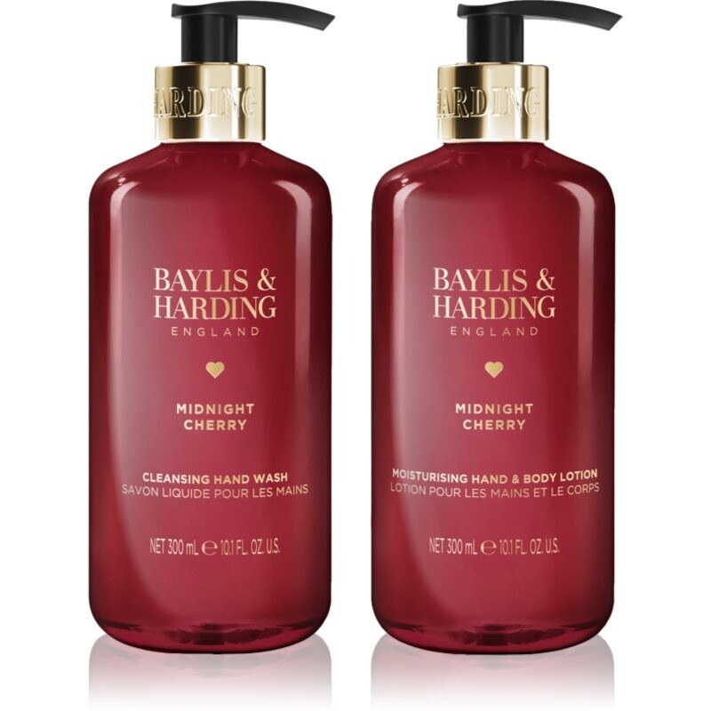 Baylis & Harding Midnight Cherry dárková sada na ruce