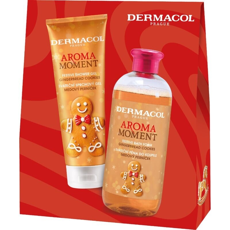 Dermacol Aroma Moment Gingerbread Cookies dárková sada ve vánočním stylu