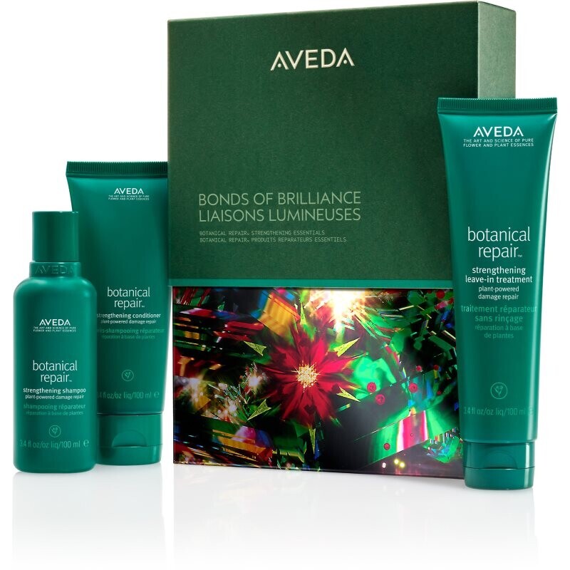 Aveda Holiday Bonds of Brilliance: Botanical Repair™ Strengthening Essentials vánoční dárková sada na vlasy