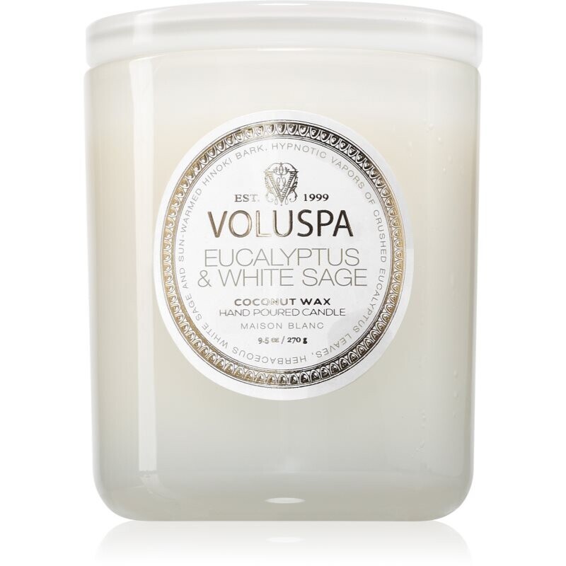 VOLUSPA Maison Blanc Eucalyptus & White Sage vonná svíčka Classic 270 g