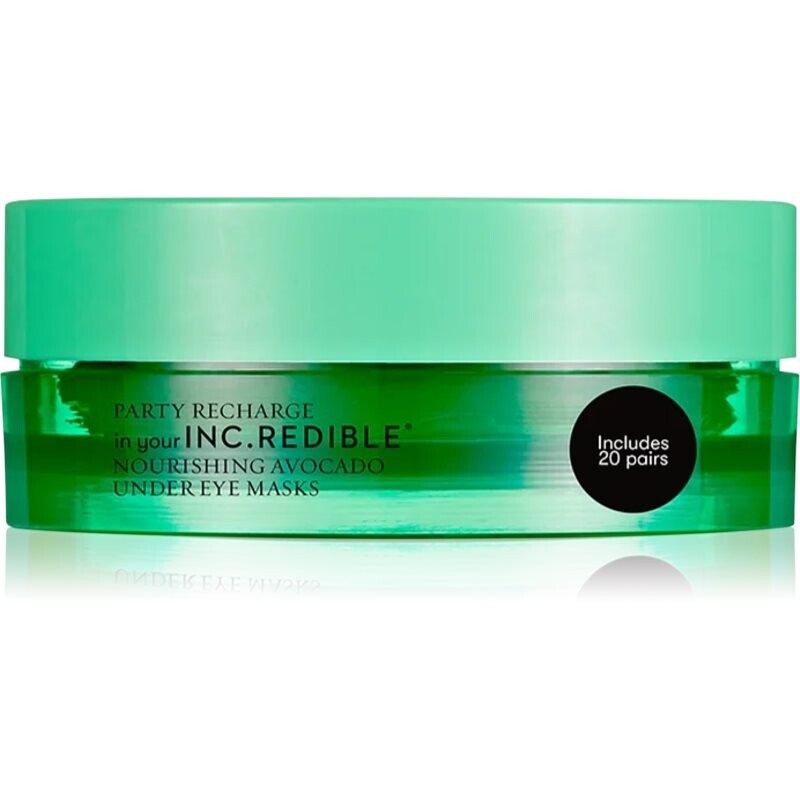 Nails Inc. Party Recharge hydrogelová maska na oční okolí s vyživujícím účinkem 20 pár