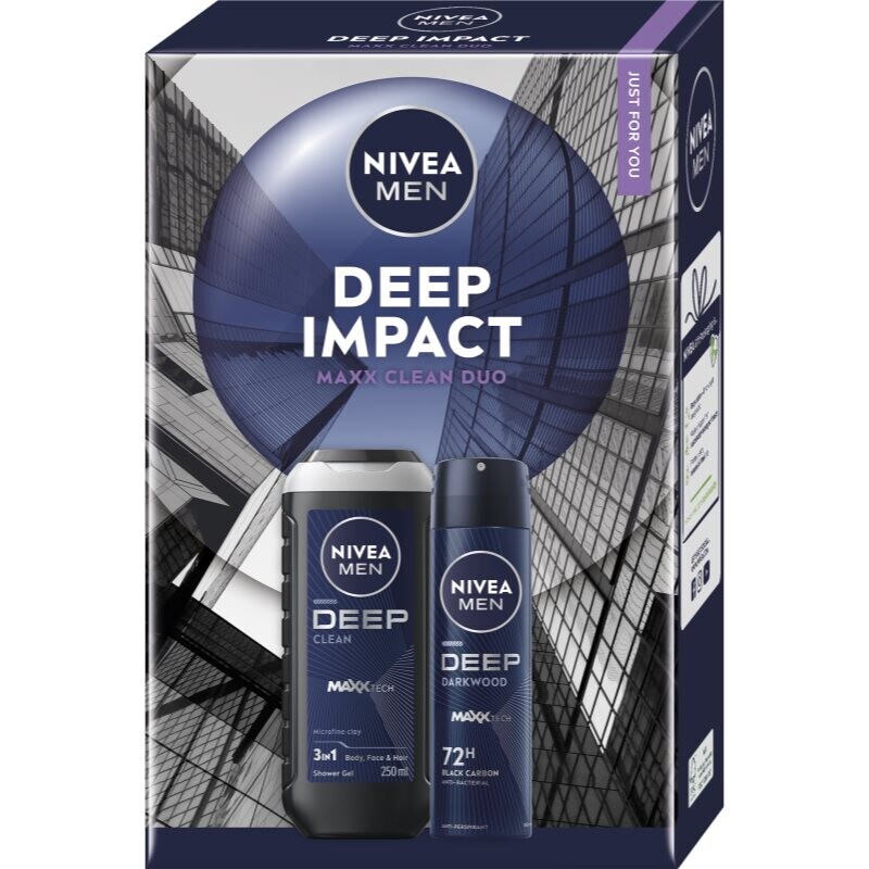 NIVEA MEN Deep Impact dárková sada na tělo