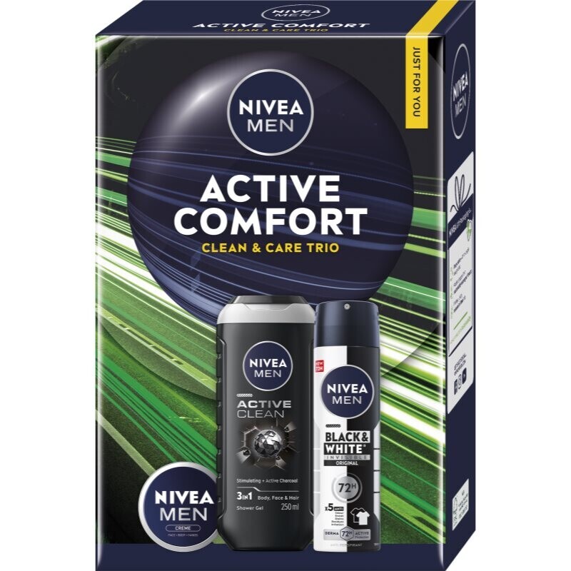 NIVEA MEN Active Comfort dárková sada na tělo