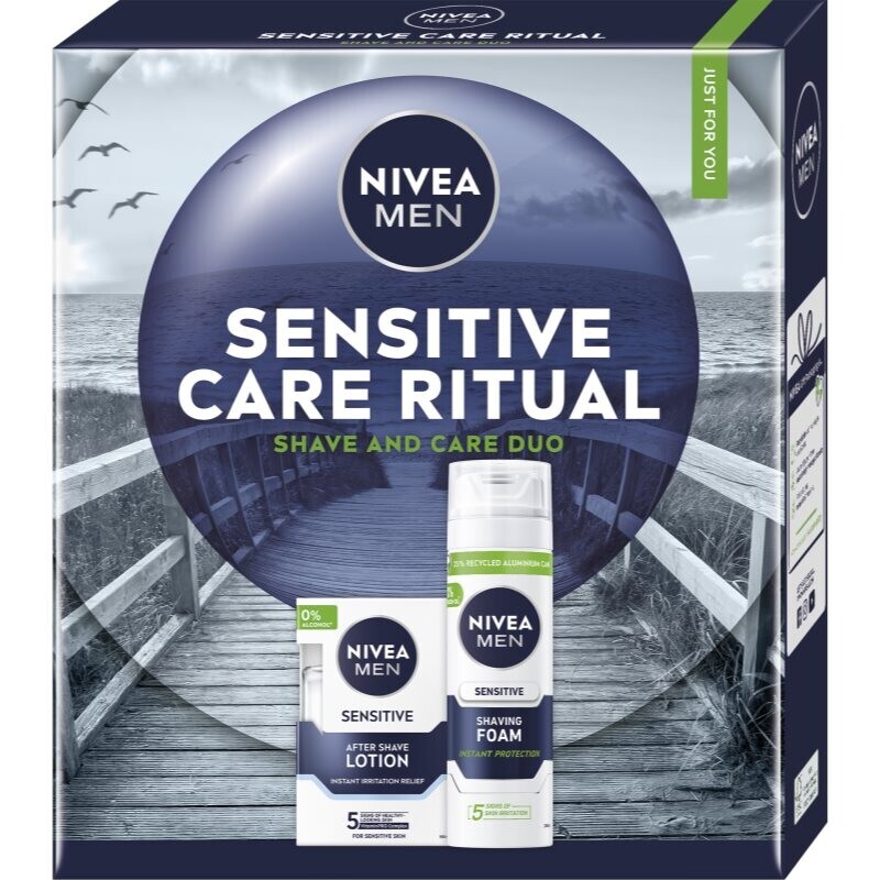 NIVEA MEN Sensitive Care Ritual dárková sada na holení