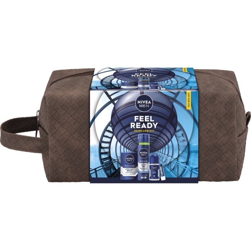 NIVEA MEN Feel Ready dárková sada na tělo a obličej