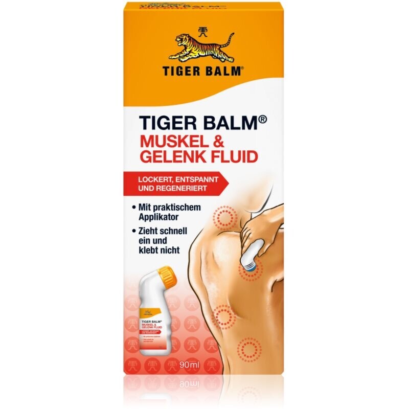 Tiger Balm Muskel + Gelenk Fluid přípravek pro úlevu od bolesti a ztuhlosti kloubů 90 ml