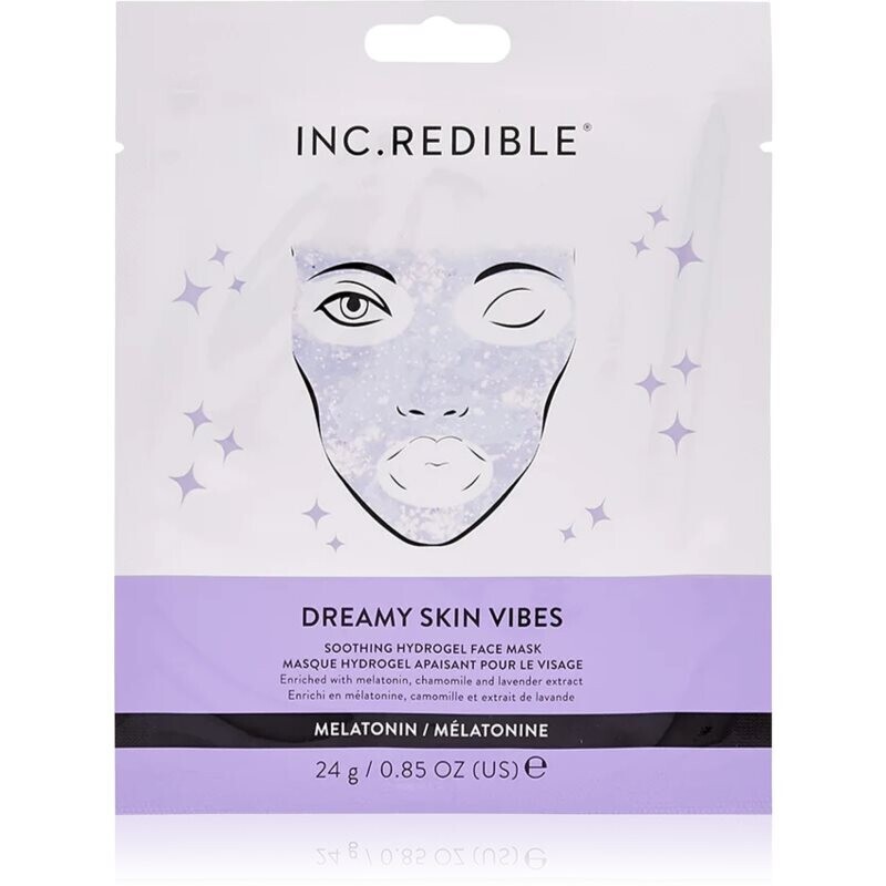 Nails Inc. INC. Redible Dreamy Skin Vibes hydrogelová maska se zklidňujícím účinkem 24 g