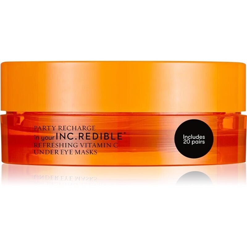 Nails Inc. Party Recharge hydrogelová maska na oční okolí s osvěžujícím účinkem 20 pár
