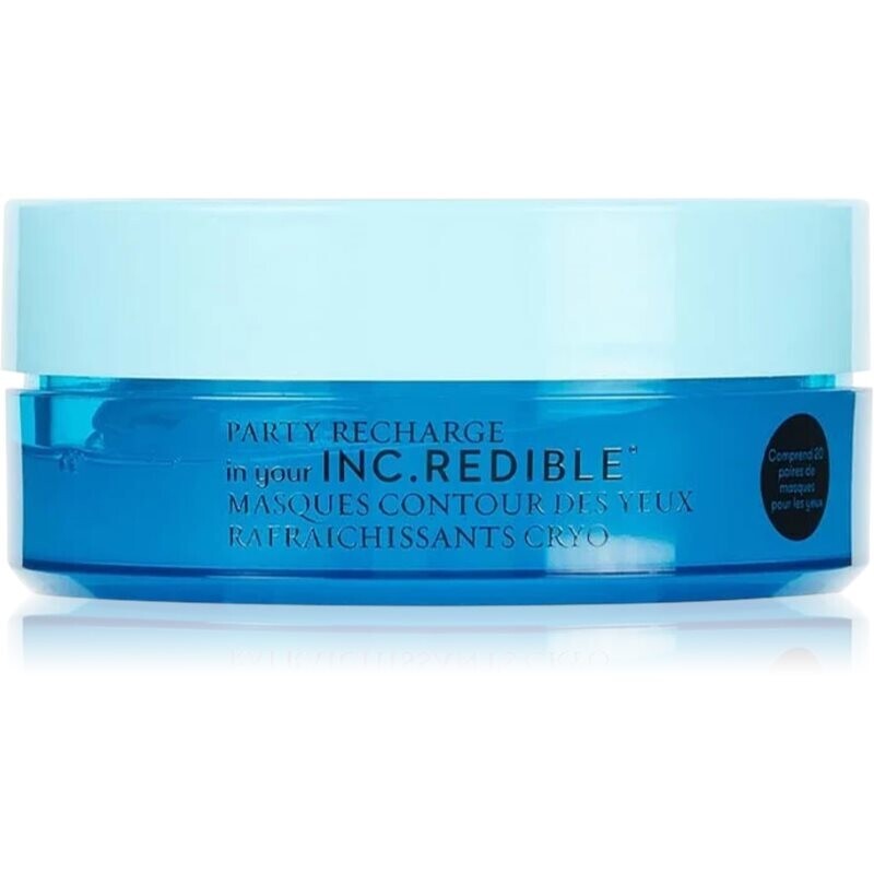 Nails Inc. Party Recharge hydrogelová maska na oční okolí s chladivým účinkem 20 pár