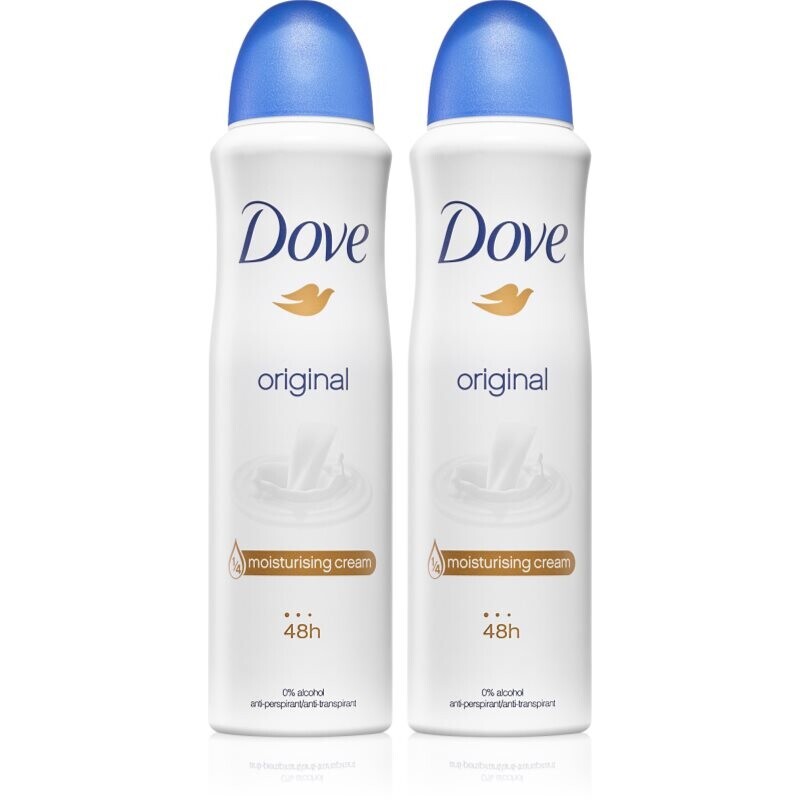 Dove Original antiperspirant ve spreji výhodné balení