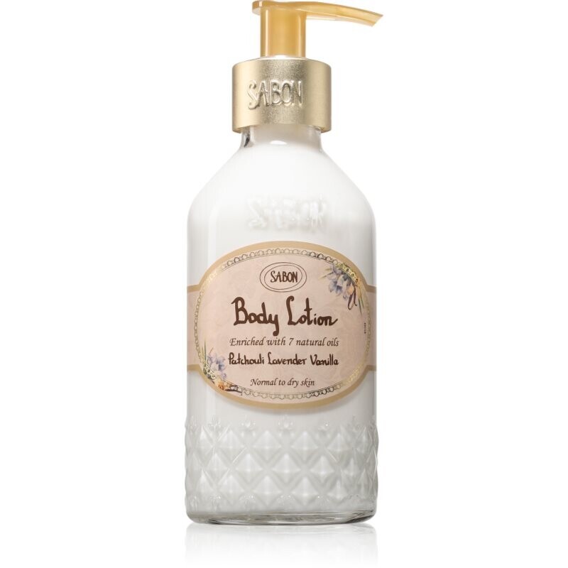 Sabon Bottle P-L-V tělové mléko 200 ml
