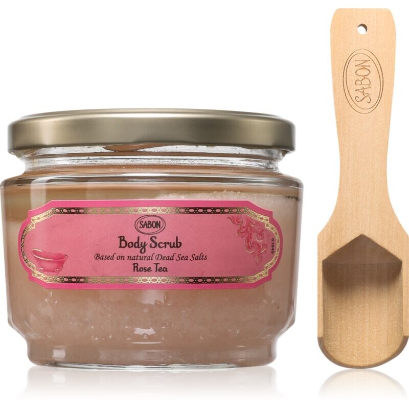 Sabon Rose Tea tělový peeling 320 ml