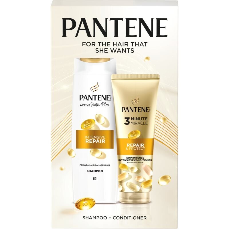 Pantene Intensive Repair Hair Set dárková sada pro poškozené vlasy