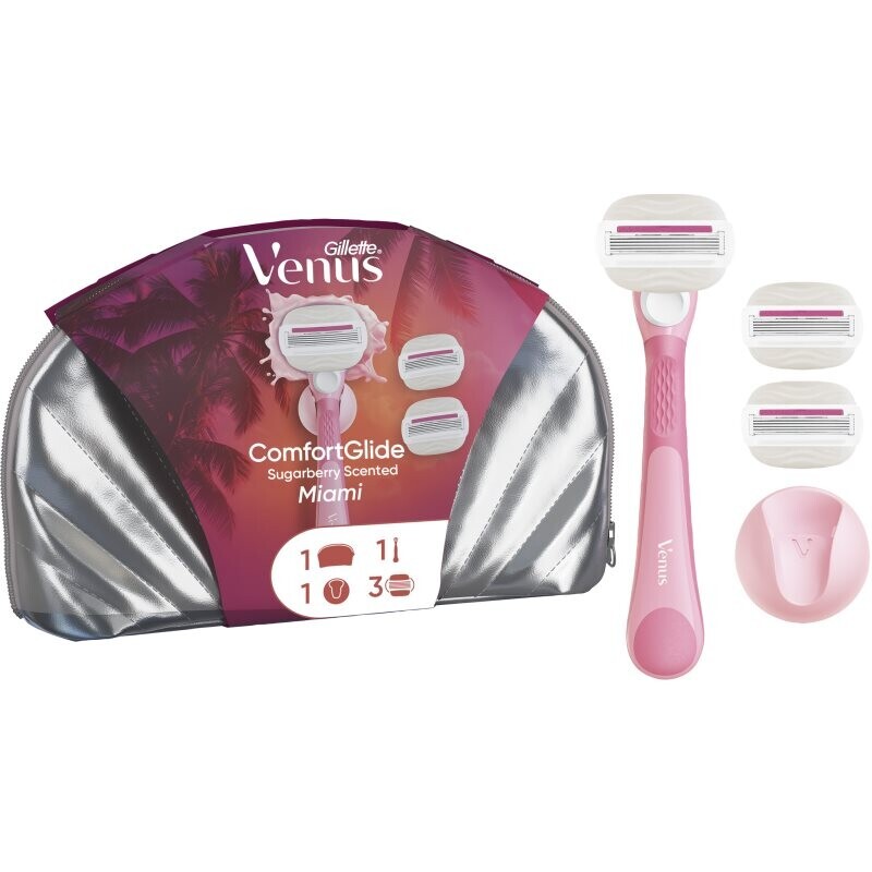 Gillette Venus Comfortglide Sugarberry Miami Gift Set dárková sada pro ženy