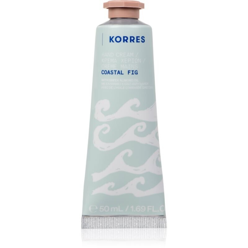 Korres Coastal Fig hydratační krém na ruce s mandlovým olejem 50 ml