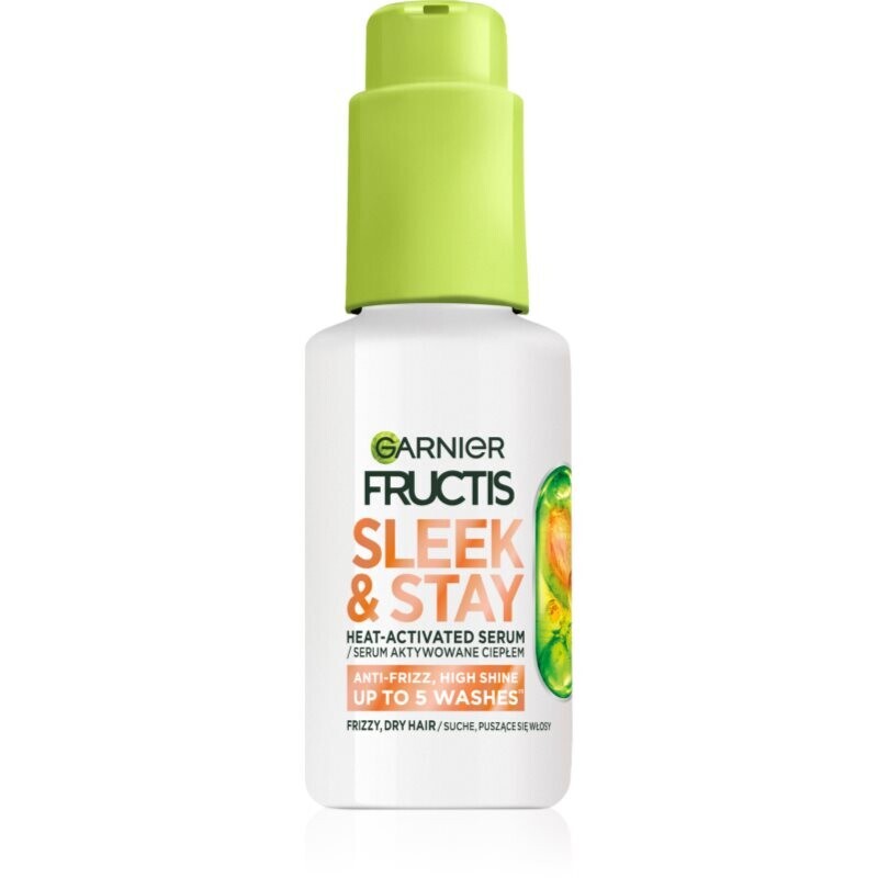 Garnier Fructis Keratin Sleek vlasové sérum pro uhlazení vlasů 50 ml