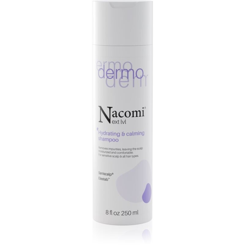 Nacomi Next Level Dermo Hydrating & calming shampoo hydratační a zklidňující šampon 250 ml