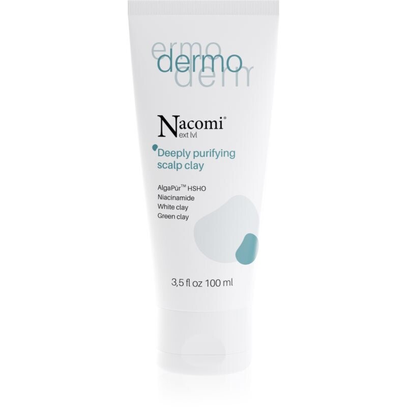 Nacomi Next Level Deeply purifying scalp clay hloubkově čisticí maska pro pokožku hlavy 100 ml
