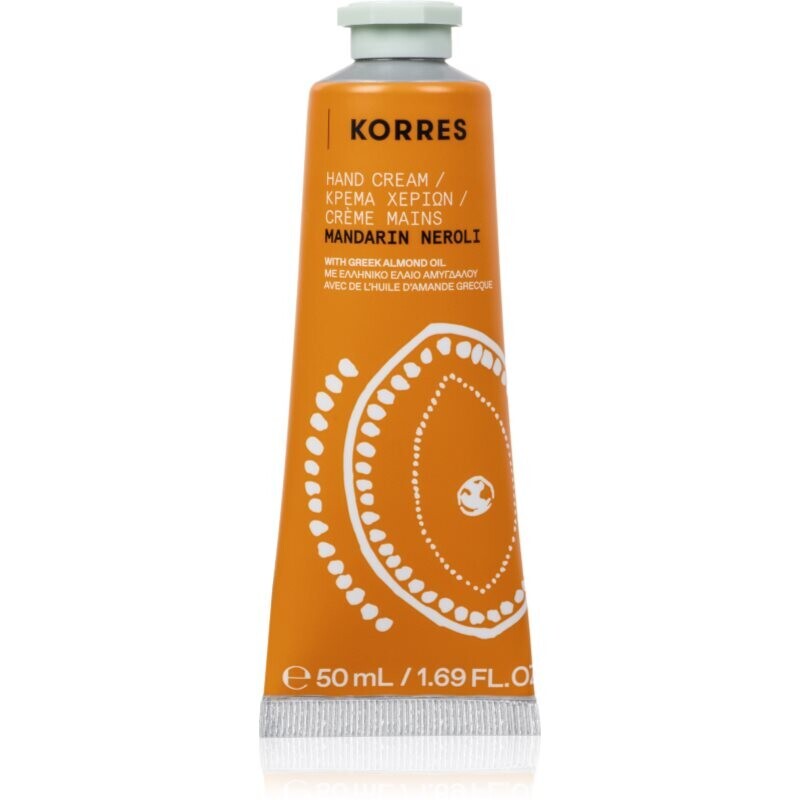 Korres Mandarin Neroli hydratační krém na ruce s mandlovým olejem 50 ml