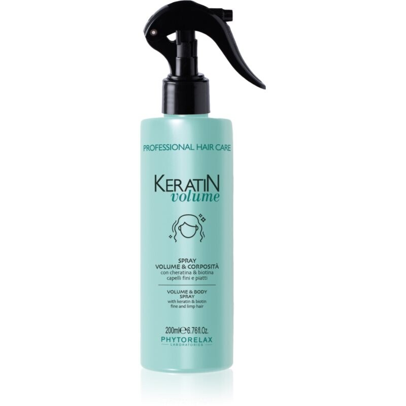 Phytorelax Laboratories Keratin Volume sprej pro objem jemných vlasů s keratinem 200 ml