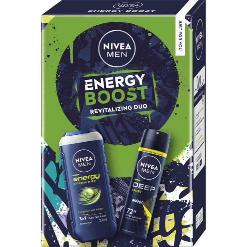 NIVEA Energy Boost dárková sada na tělo