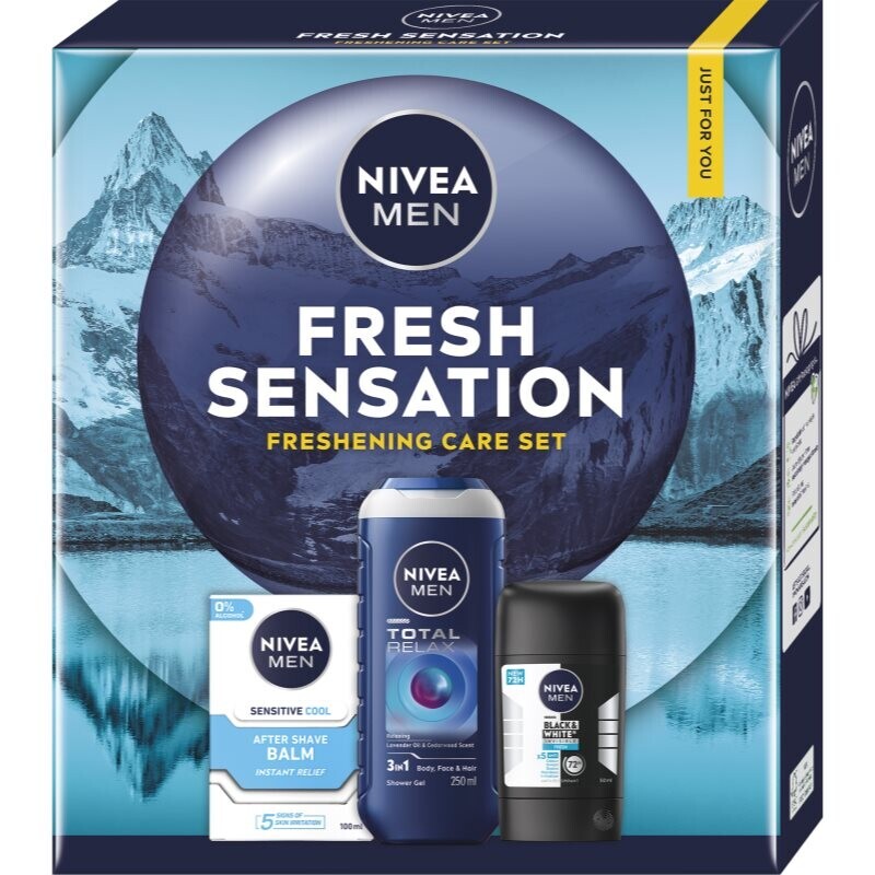 NIVEA Fresh Sensation dárková sada na tělo a obličej