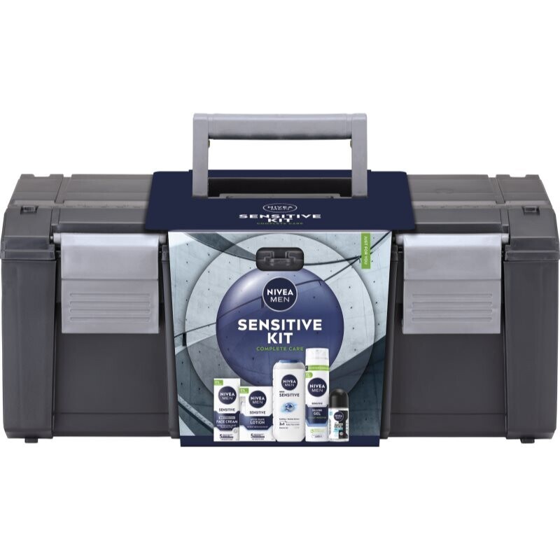 NIVEA MEN Sensitive Kit dárková sada na obličej a tělo